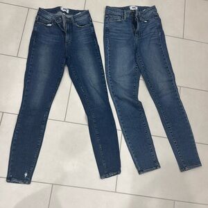 Paige lot jeans size 24 and 25. Barely used